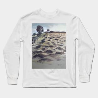 Field Near Saddle Tor Long Sleeve T-Shirt